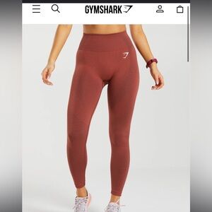 Gymshark Vital Seamless 2.0 Leggings - Brick Red Marl